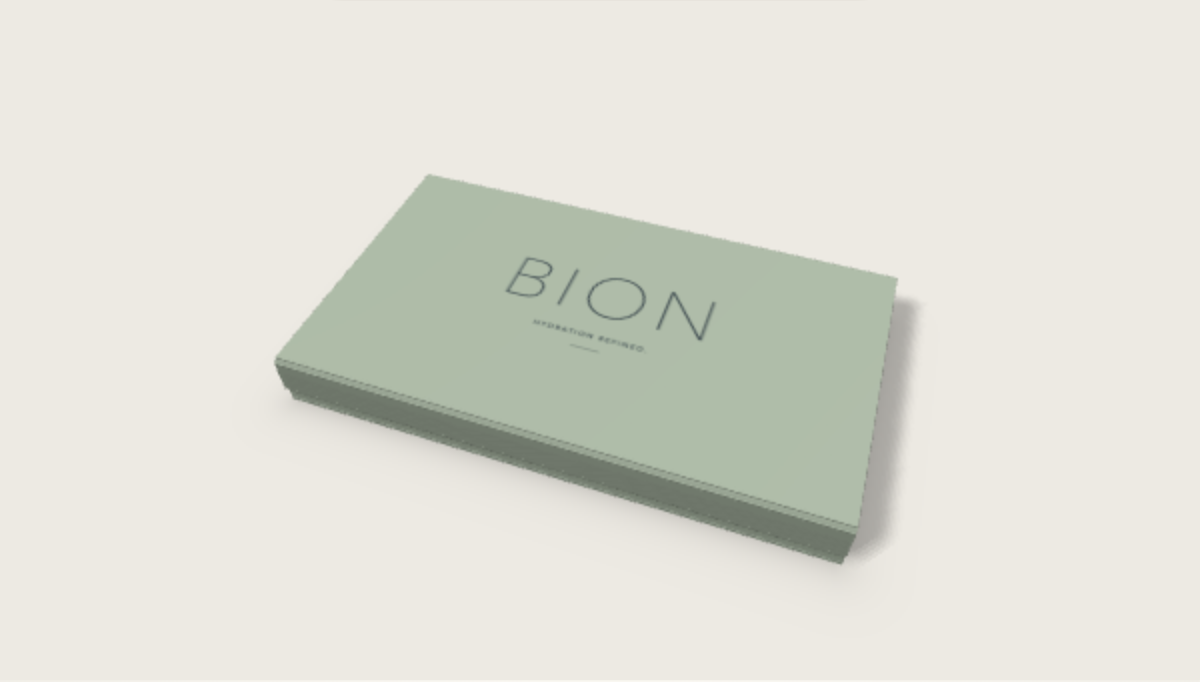 Closed BION box in Pastel sage